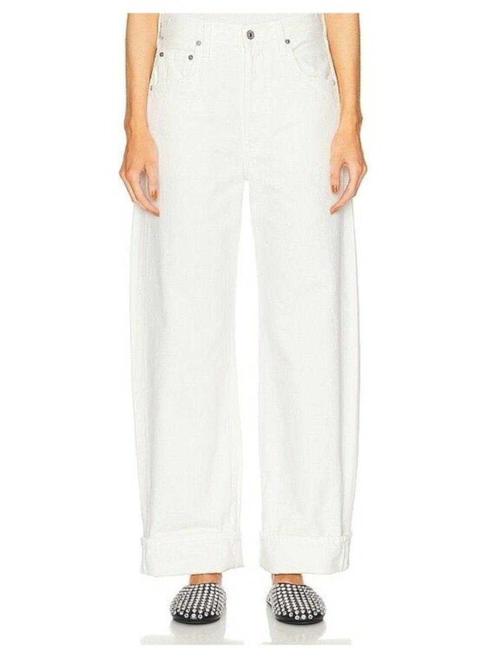 Citizens of Humanity Ayla Baggy Cuffed Jeans Contemporary Old Money Womens 32